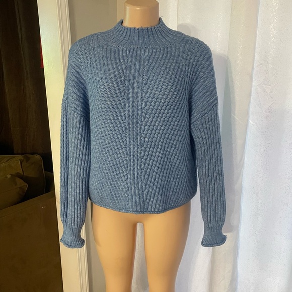 SO Sweaters - So Blue Women's Sweater Long sleeve top XL blue soft comfy